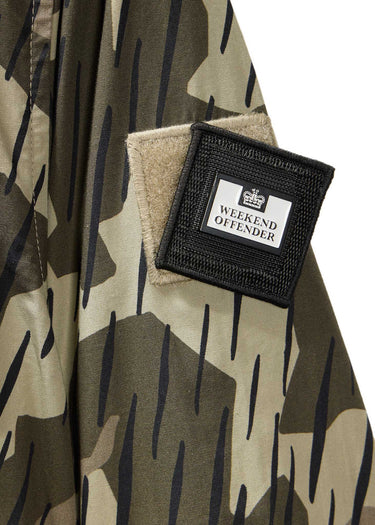 Weekend Offender Jassen Waya camo - castle green rain camo