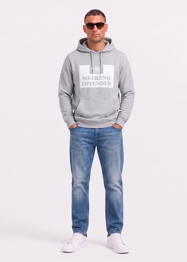 Weekend Offender Hoodies HM service - grey marl