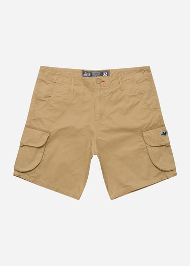 Peaceful Hooligan Korte Broeken Bunker shorts - stone