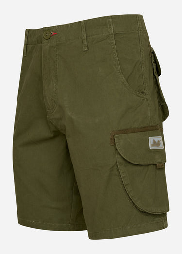 Peaceful Hooligan Korte Broeken Bunker shorts - khaki