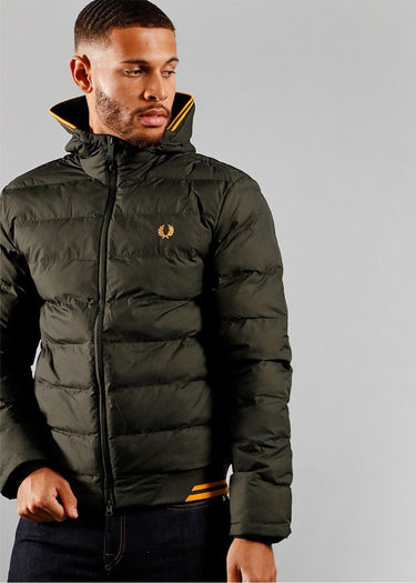 Fred Perry Jassen Hooded insulated jacket - hunting green