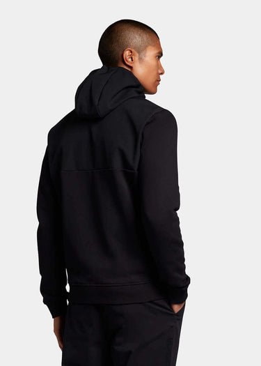 Lyle & Scott Vesten Softshell jersey zip hoodie - jet black