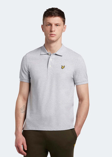 Lyle & Scott Polo's Plain polo shirt - light grey marl