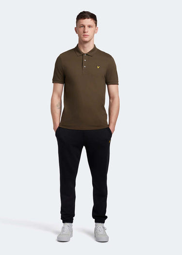 Lyle & Scott Polo's Plain polo shirt - olive
