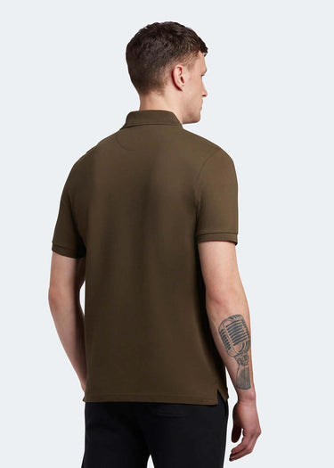 Lyle & Scott Polo's Plain polo shirt - olive