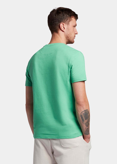 Lyle & Scott T-shirts Plain t-shirt - green glaze