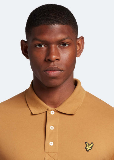 Lyle & Scott Polo's Plain polo shirt - anniversary gold