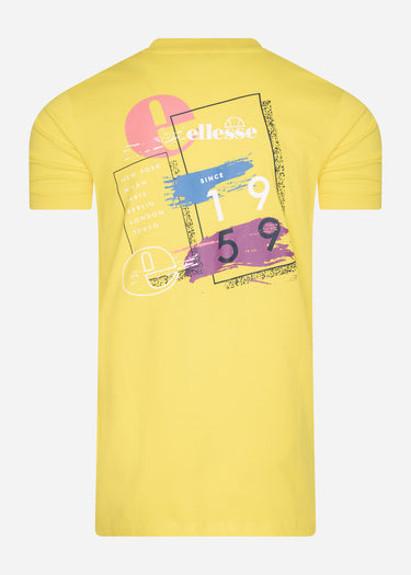 Ellesse T-shirts Saigo tee - yellow