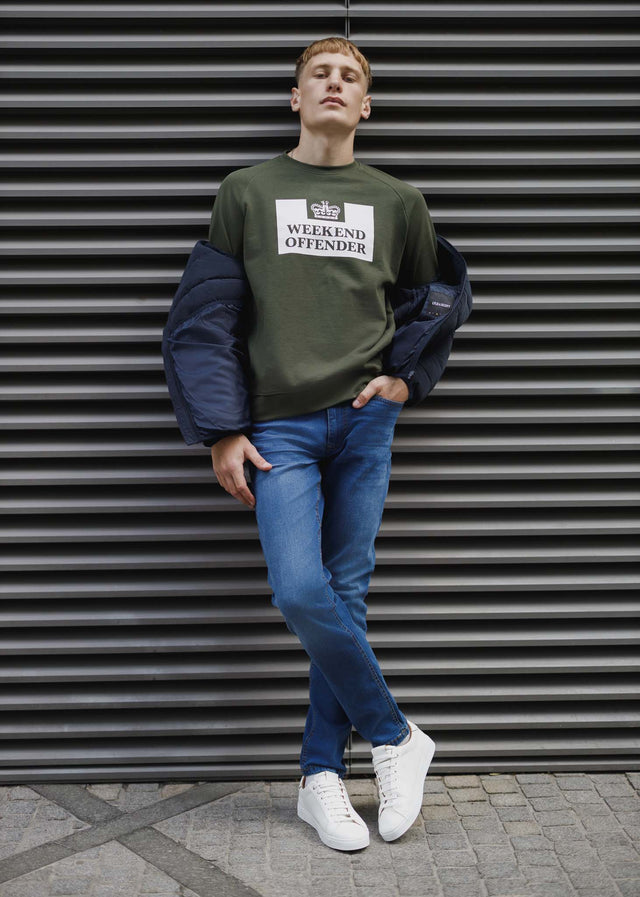 Weekend Offender Sweaters Penitentiary - dark green