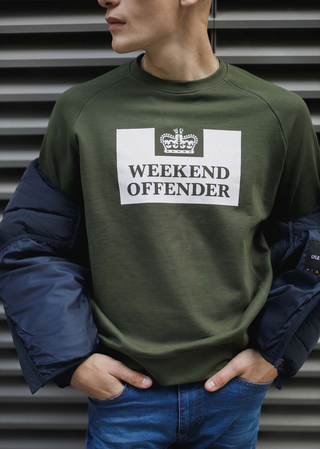 Weekend Offender Sweaters Penitentiary - dark green