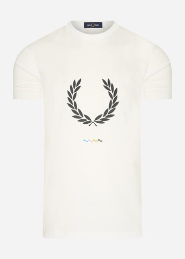 Fred Perry T-shirts Print registration t-shirt - snow white