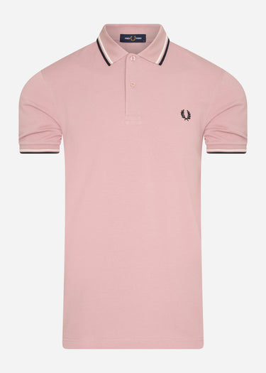 Fred Perry Polo's Twin tipped fred perry shirt - chalky pink