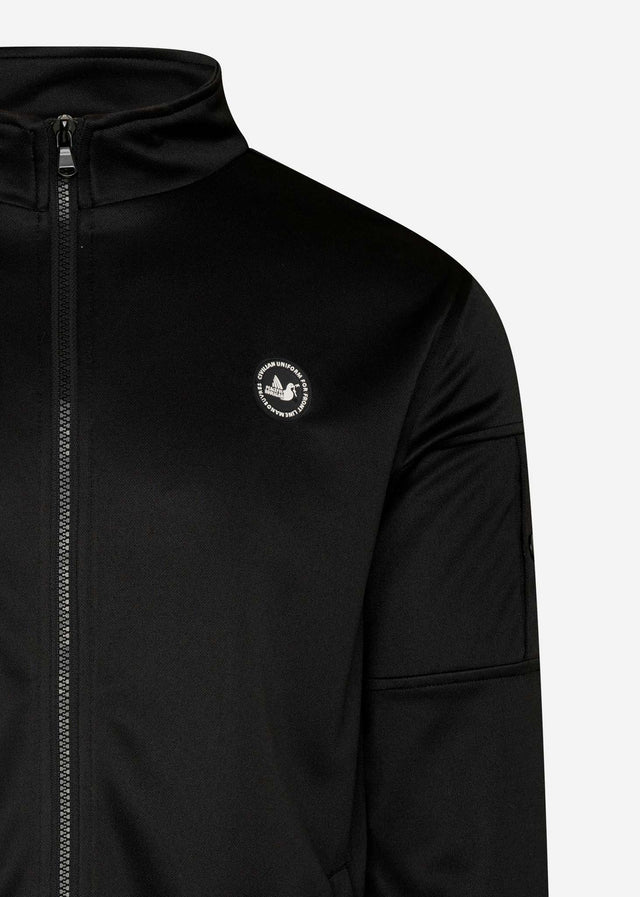 Peaceful Hooligan Cardigans Fury track top - black