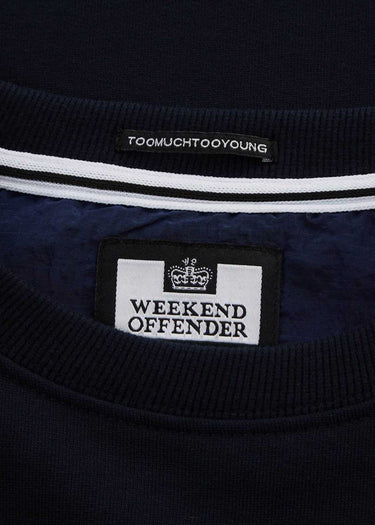 Weekend Offender Truien F bomb - navy