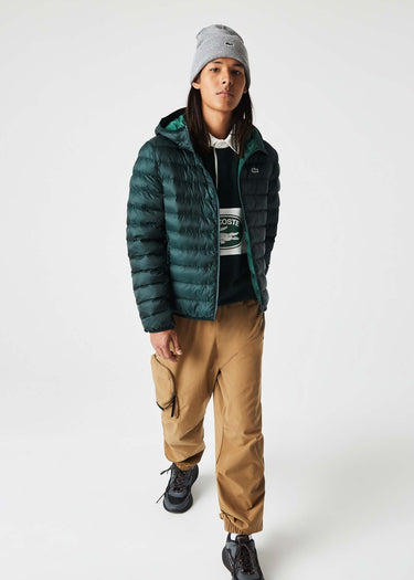 Lacoste Jassen Hooded jacket - sinople