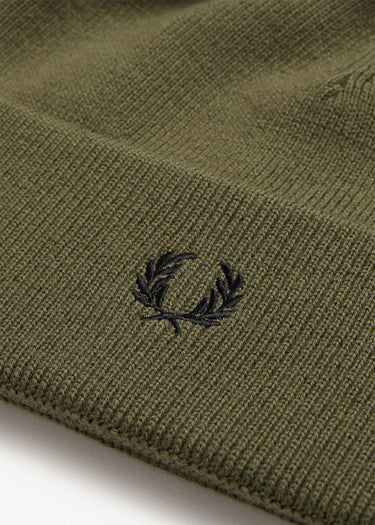Fred Perry Mutsen Merino wool beanie - uniform green