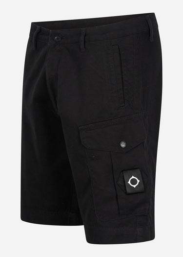 MA.Strum Korte Broeken Cargo short - jet black