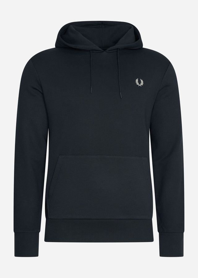 Fred Perry Hoodies Laurel wreath hooded sweat - black