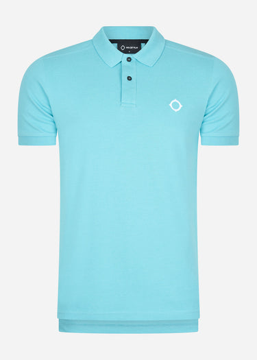 MA.Strum Polo's SS pique polo - sea blue