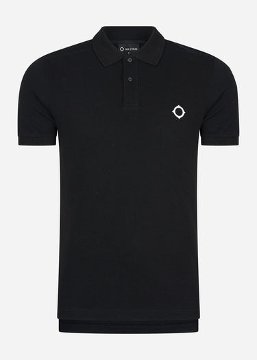 MA.Strum Polo's SS pique polo - jet black