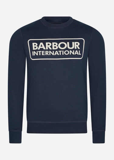 Barbour International Truien Large logo sweat - navy
