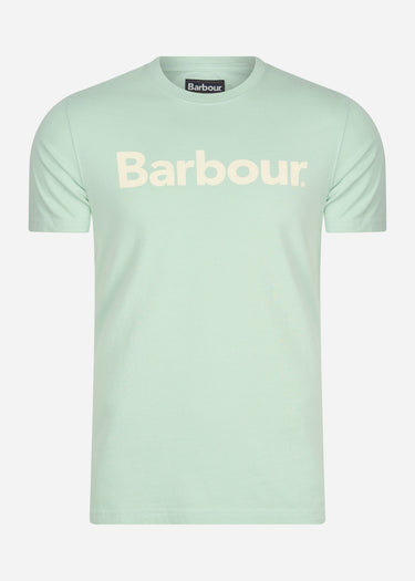 Barbour T-shirts Logo tee - dusty mint