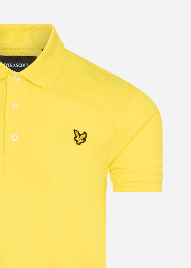 Lyle & Scott Polos Plain polo shirt - buttercup yellow