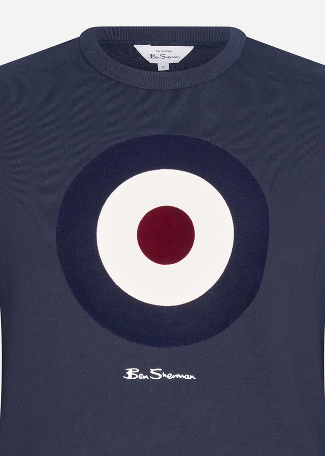 Ben Sherman Sweaters Signature target sweat - dark navy