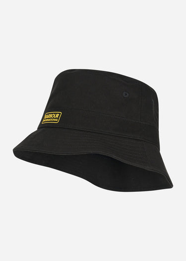 Barbour International Bucket Hats Norton drill sports hat - black