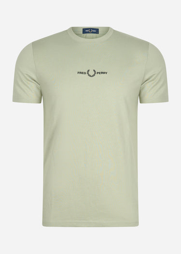 Fred Perry T-shirts Embroidered t-shirt - seagrass