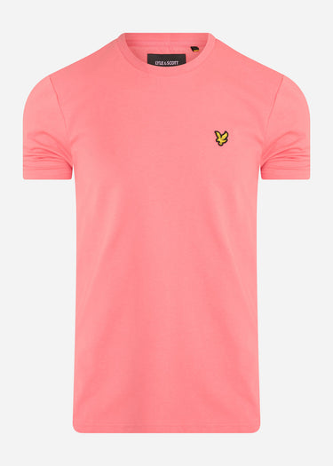 Lyle & Scott T-shirts Plain t-shirt - punch pink