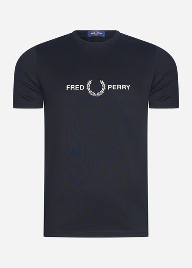 Fred Perry T-shirts Graphic branded t-shirt - black