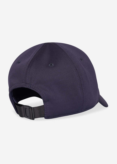 Fred Perry Petten Arch branded tricot cap - carbon blue white