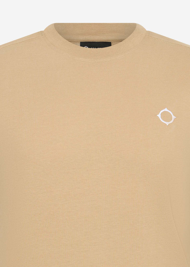 MA.Strum T-shirts SS icon tee - sand