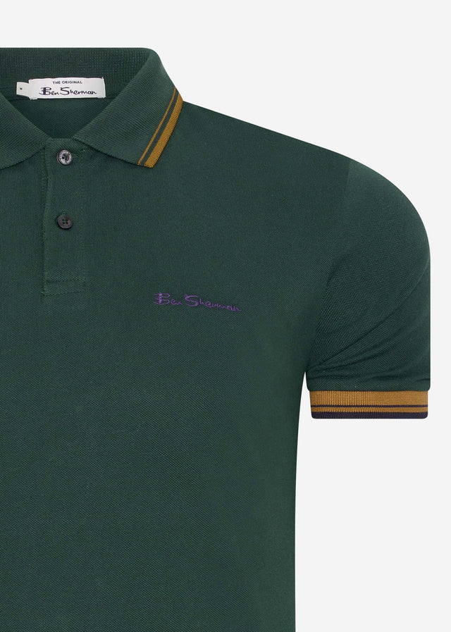 Ben Sherman Polos Signature polo - dark green