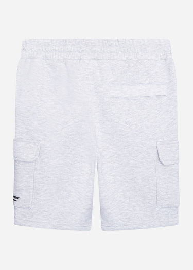Marshall Artist Korte Broeken Siren cargo short - grey marl