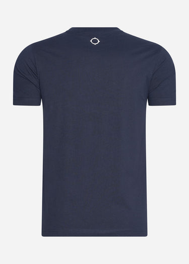 MA.Strum T-shirts Block print logo tee - ink navy