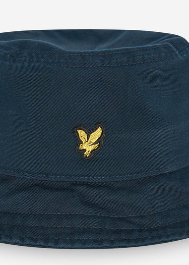 Lyle & Scott Bucket Hats Cotton twill bucket hat - dark navy ss