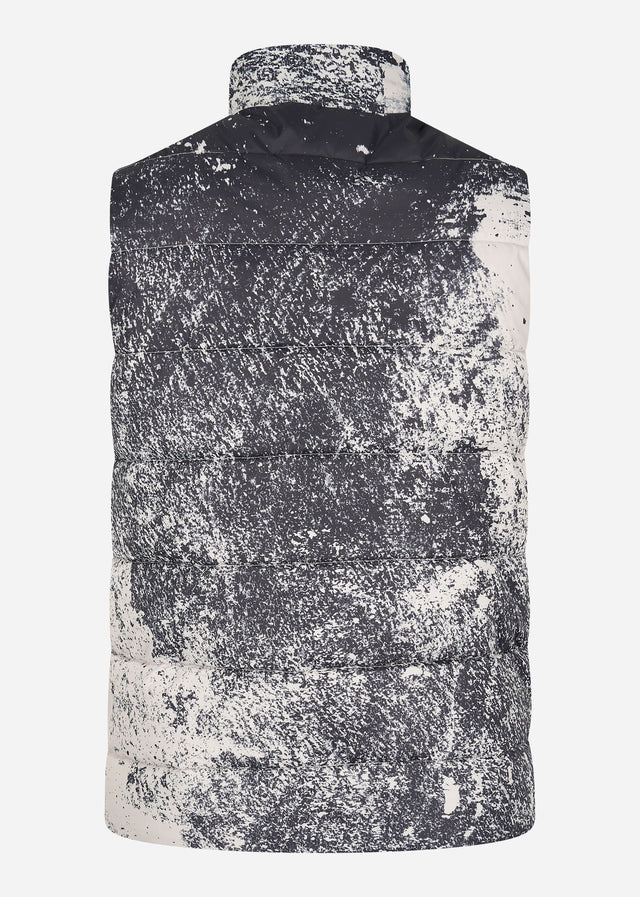 Lyle & Scott Bodywarmers Erosion print gilet - cove