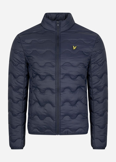 Lyle & Scott Jassen Crest quilted jacket - dark navy