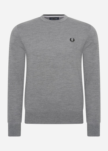 Fred Perry Truien Classic crew neck jumper - grey marl