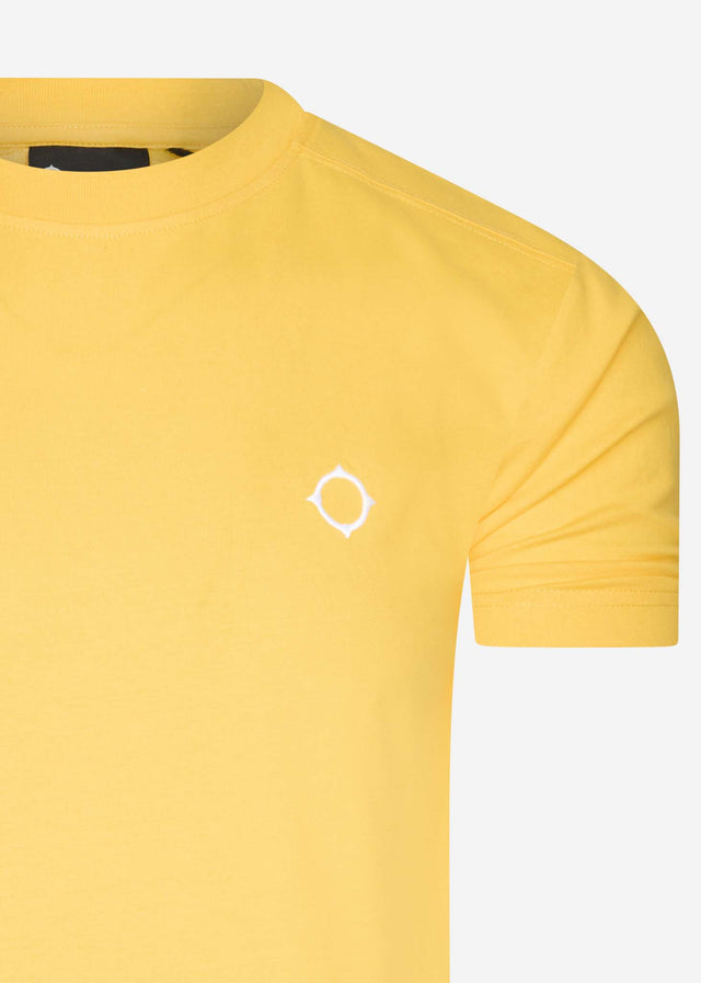 MA.Strum T-shirts SS icon tee - citrus yellow