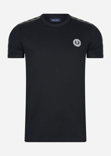 Fred Perry T-shirts Reflective detail ringer tee - black reflective