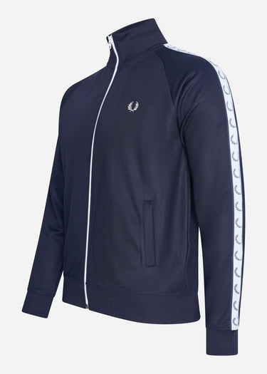 Fred Perry Vesten Taped track jacket - carbon blue