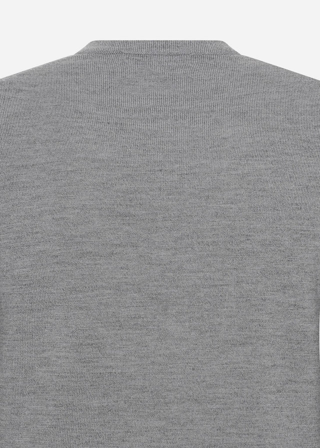 Fred Perry Sweaters Classic crew neck jumper - grey marl