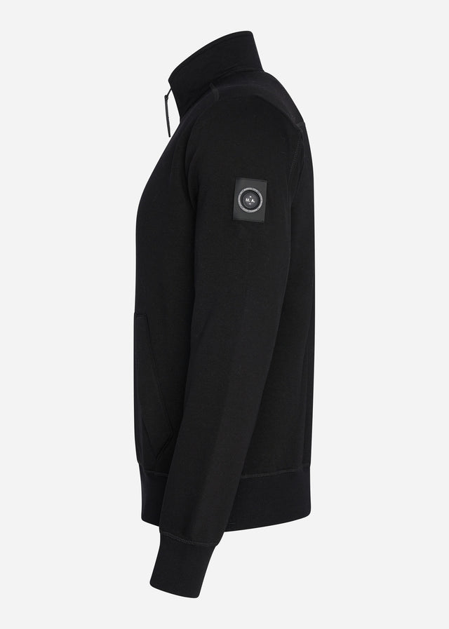Marshall Artist Sweaters Siren 1/4 zip sweat - black