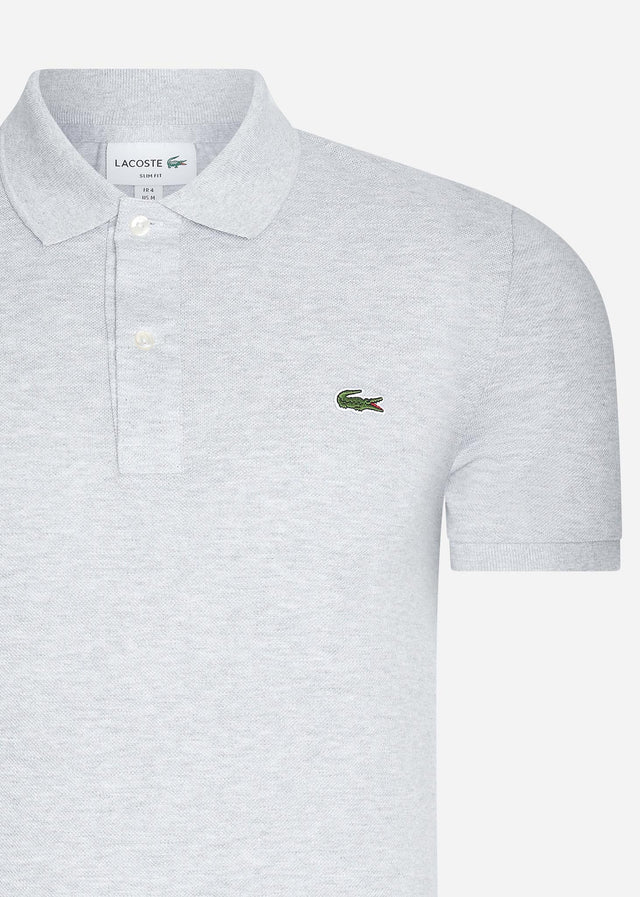 Lacoste Polos Polo - silver chine