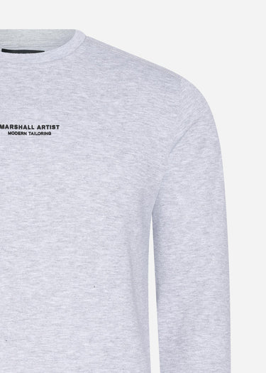 Marshall Artist Truien Siren crew sweat - grey marl