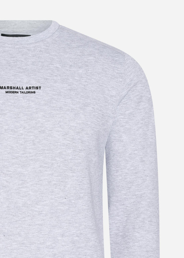 Marshall Artist Sweaters Siren crew sweat - grey marl