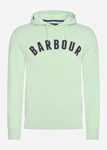 Barbour Hoodies Acton hoodie - dusty mint